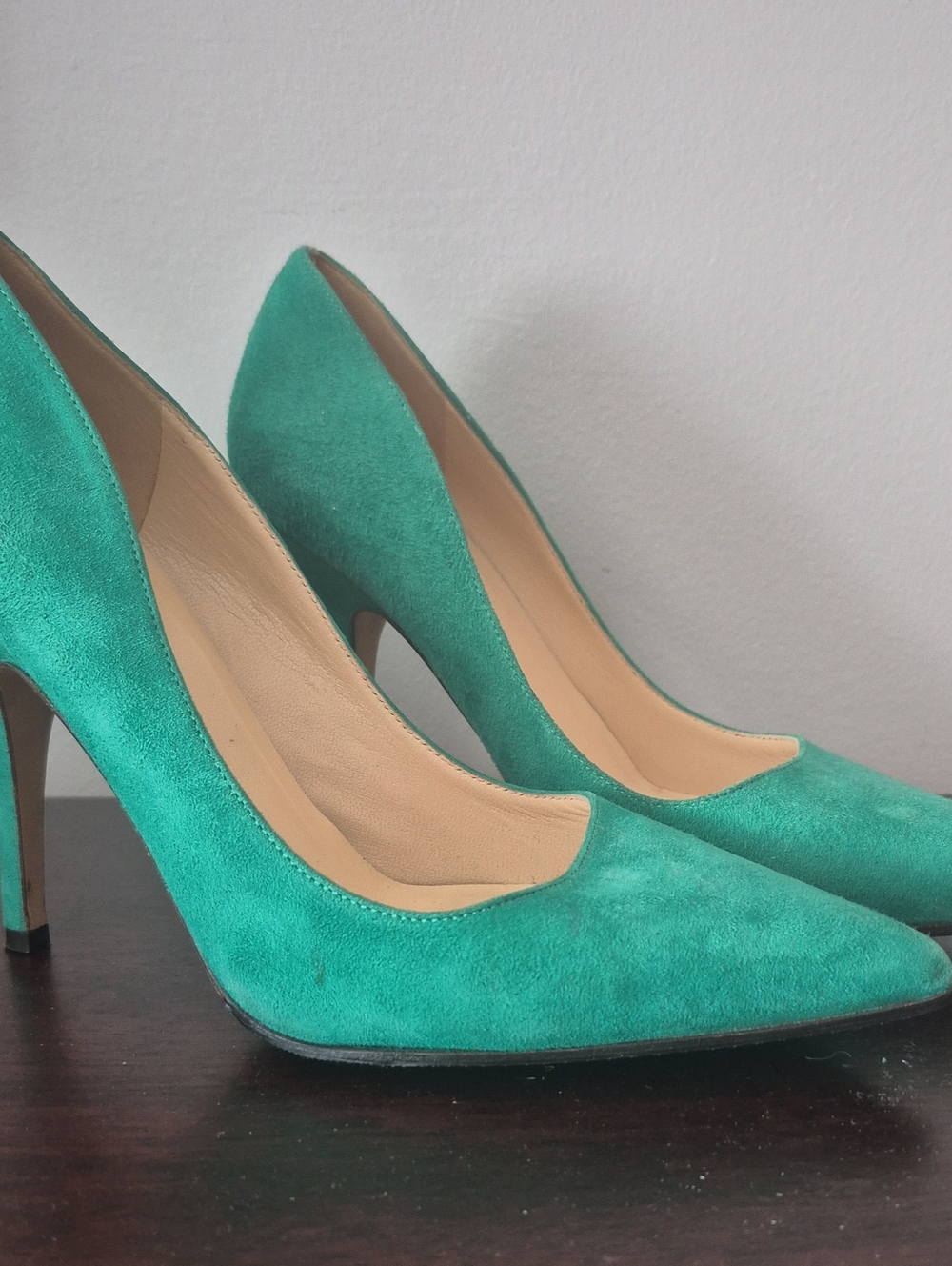 Kate Spade High Heels in Teal Suede - Women